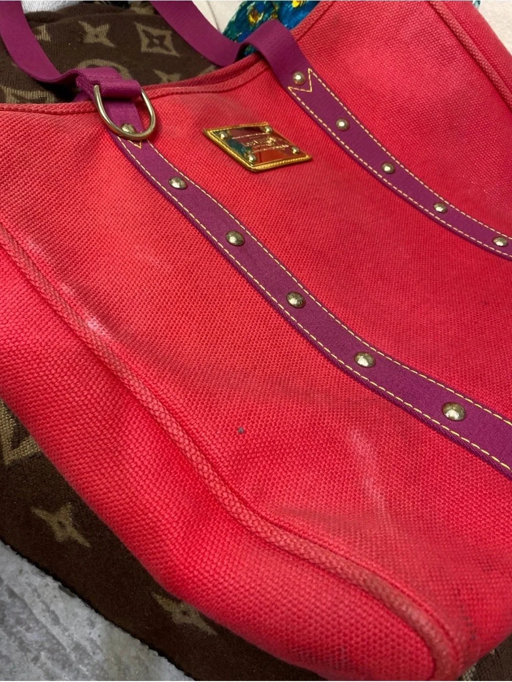 Louis Vuitton Antigua Cabas Tote Bag